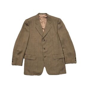 Corneliani Wool Blazer Jacket Brown Size 40 (50 EUR) Italy